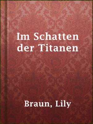 cover image of Im Schatten der Titanen